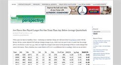 Desktop Screenshot of footballperspective.com